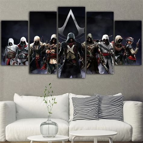 Best Assassins Creed Origins Canvas Painting Print Living Room Home