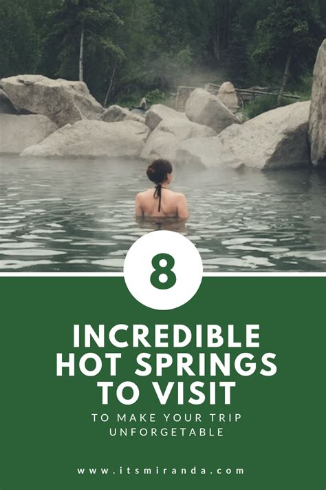 Incredible Hot Springs You Have To Visit Hot Springs Adventure
