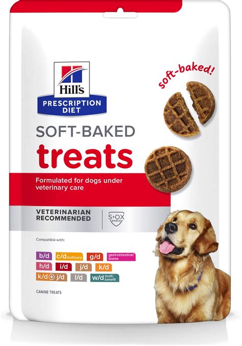 Hills Prescription Diet Soft Baked Soft And Chewy Dog Treats 12 Oz Bag