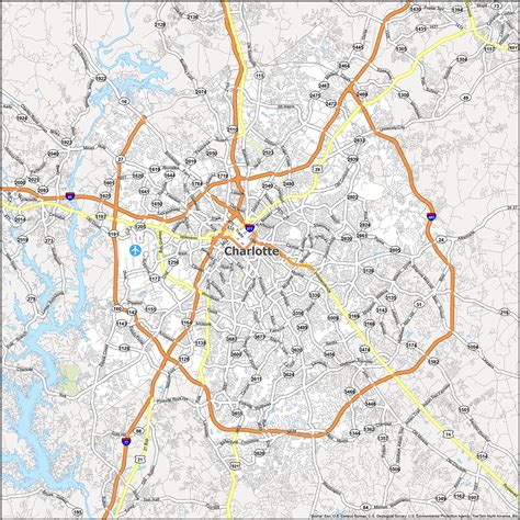 Charlotte Map North Carolina Gis Geography