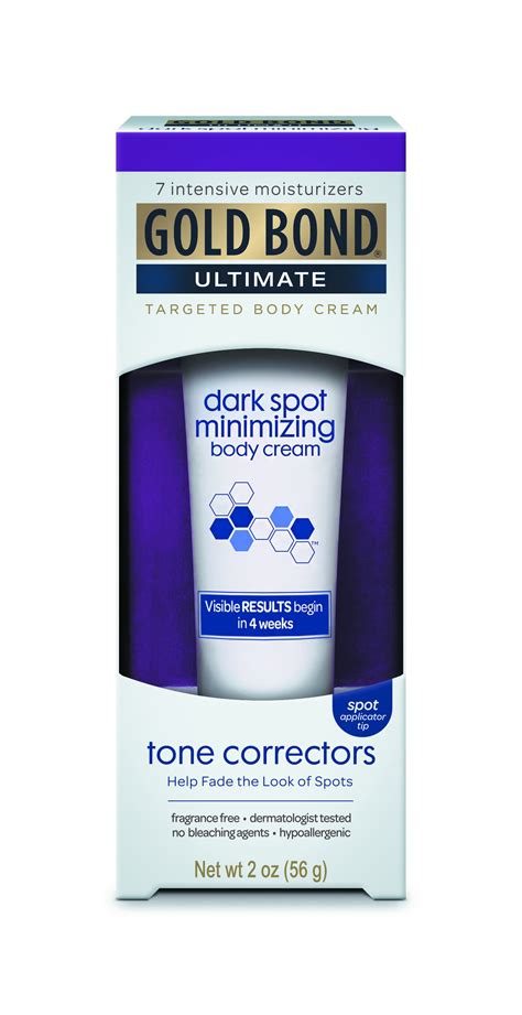 gold bond® ultimate dark spot minimizing targeted body cream 2oz