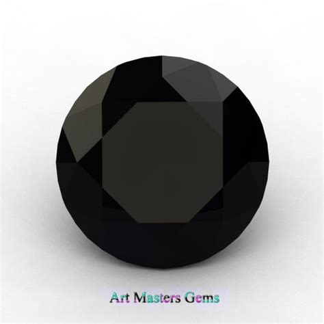 Art Masters Gems Calibrated 125 Ct Round Royal Blue Sapphire Created