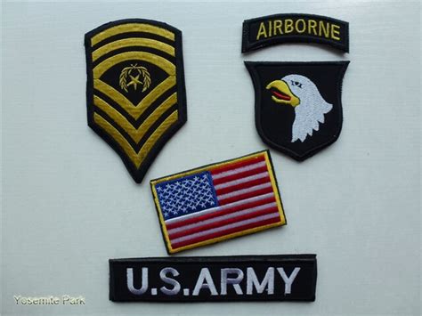 5pclot Ww2 Us 101st Airborne Us Army Patches Hookandloop Us Flag