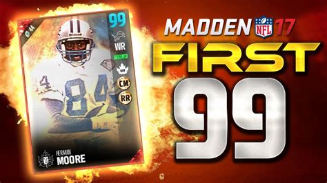 First 99 Ovr Player In Mut 17 How To Turn Herman Moore Into A 99