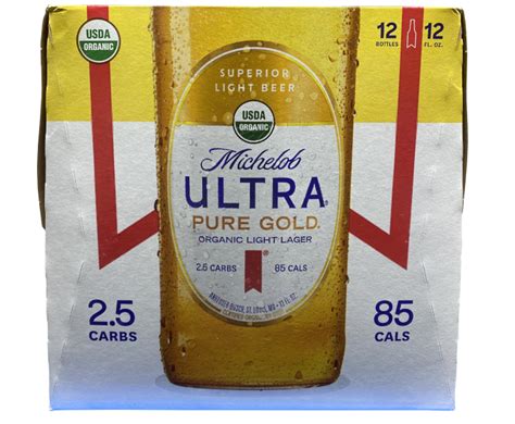 Michelob Ultra Pure Gold 12oz 12 Pack Bottle Primo Liquors