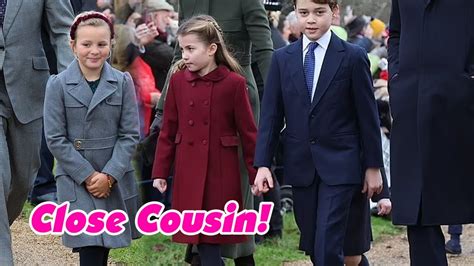 Princess Charlotte Prince George Celebrate Merry Christmas With Cousins Mia And Lena Tindall