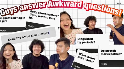 Asking Guy Friends Uncomfortable Questions That Girls Are Too Afraid To Ask⚠️ Awkward M Vlogs