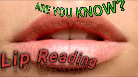 Lip Reading Technology Youtube