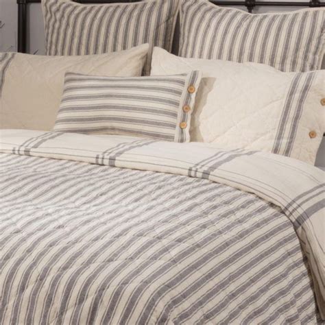 Gray And Cream Farmhouse Bedding Bedding Design Ideas