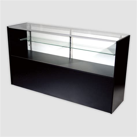 Wood Half Vision Showcase Wood Half Vision Display Case Store Fixtures And Supplies