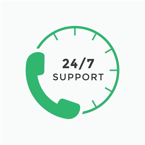 Customer Support Icon 24 Hours Call Center Icon Vector 5747725 Vector