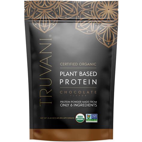 Buy Truvani Vegan Protein Powder Chocolate G Of Based Protein Protein Powder Pea Protein
