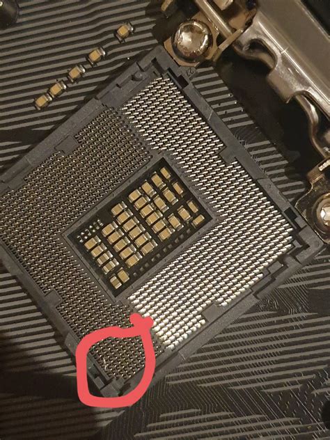 I Think Theres A String Stuck In The Cpu Pins On The Motherboard Is