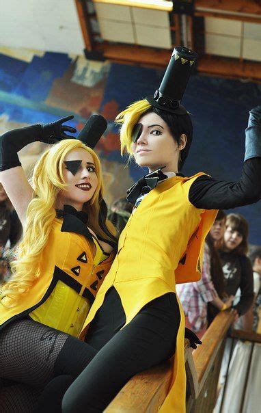 Human Genderbent Bill Cipher And Normal Human Bill Cipher Cosplay