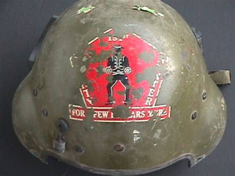 Vietnam Helicopter Insignia And Artifacts Helmet Art Insignia