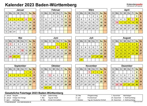 Jahreskalender 2023 Bw The Beste Kalender - vrogue.co