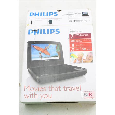 Philips Pet741 7 Display Portable Dvd Player Property Room