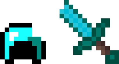 Free Minecraft Diamond Sword Png Images With Transparent Backgrounds