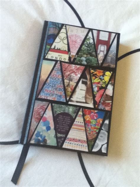 Diy Triangle Journal Cover Simply Mod Podge And Pictures On Any