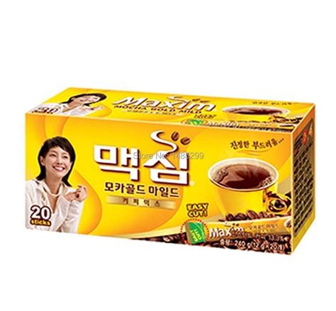 Korea Original Amazing Tasty Instant Coffee Maxim Mocha Gold Mild