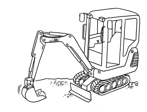 Excavator Coloring Pages To Download And Print For Free