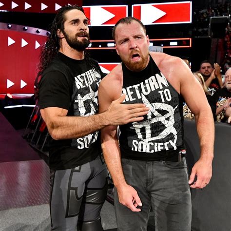 Raw 82018 Dean Ambrose Vs Dolph Ziggler Dean Ambrose Seth Rollins