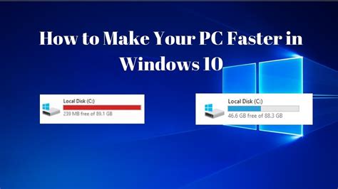 How To Make Your PC Faster In Windows YouTube