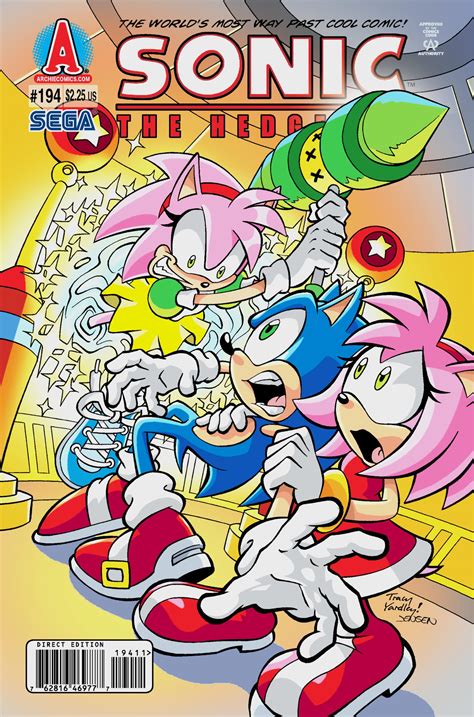 Archie Sonic The Hedgehog Issue 194 Mobius Encyclopaedia Sonic The