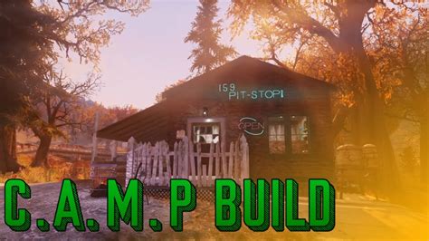 Building In Fallout 76 I58 Pit Stop Camp Build Youtube