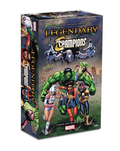 Legendary: Champions - Legendary (Marvel/DC/...) | iHRYsko - spoločenské hry pre deti a dospelých
