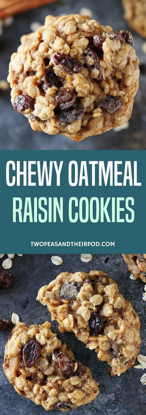 These cookies are easy to make and so delicious! These Soft And Chewy Oatmeal Raisin Cookies Are A Family ...
