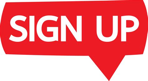 Sign Up Button Sign Design 10149226 Png