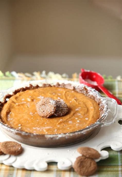 And the best part is that it requires no baking so the pie can literally be made in less than. Lightened No Bake Pumpkin Cheesecake Pie with Gingersnap Crust | Recipe (With images) | Food ...