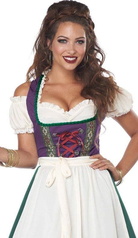 bavarian beer maid oktoberfest costume women s beer girl costume