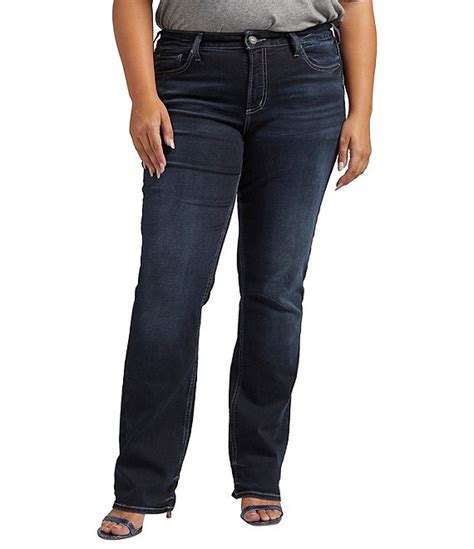 Silver Jeans Co Plus Size Suki Mid Rise Bootcut Denim Jeans Dillards