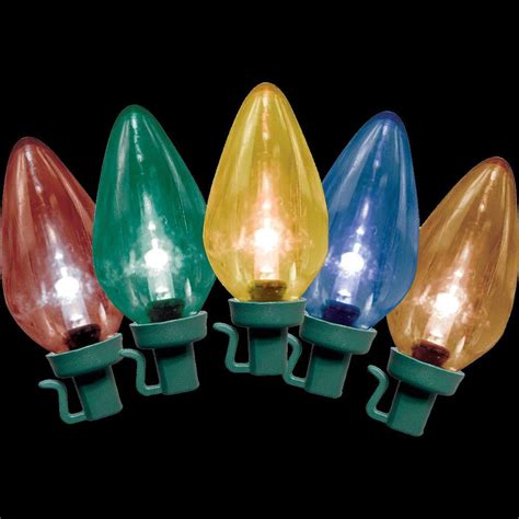 Home Accents Holiday 35 Light Led Multi Color Smooth C9 Light Set Ty892