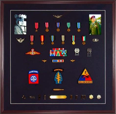 Custom Framed Military Medals And Ribbons Military Shadow Box Medal
