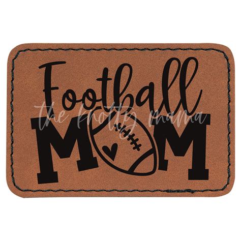 Football Mom Patch The Knotty Mama
