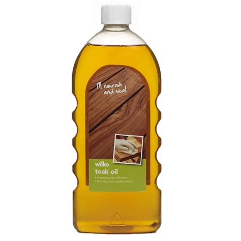 Wilko Clear Teak Oil 1l Wilko