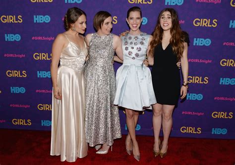 On Monday Lena Dunham Joined The Cast Of Girls To Premiere Their