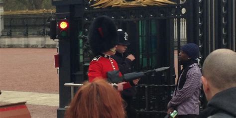 Buckingham Palace Intruder Threatened With Bayonet Fixed Rifle By