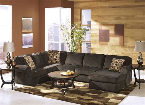 Vista Chocolate Raf Sectional From Ashley 6840417 Coleman Furniture
