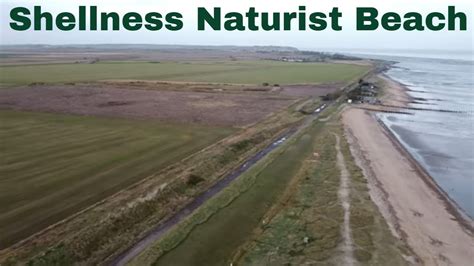 November Drone Flight Over Shellness Naturist Beach YouTube