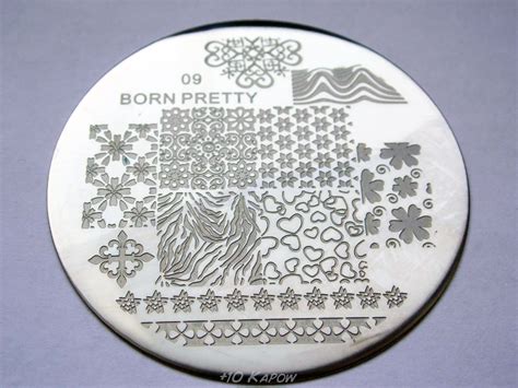 Born Pretty Stamping Plate 09 Plus10kapow Stamping Plates Plates