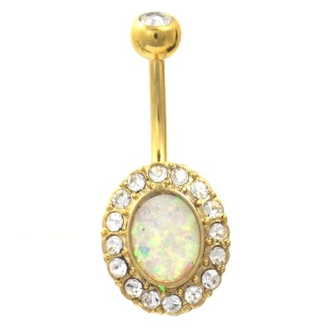 Gold Plated Zombie Girl Belly Button Ring