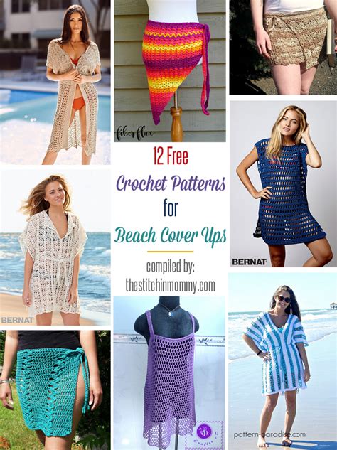 12 Free Crochet Patterns For Beach Cover Ups The Stitchin Mommy