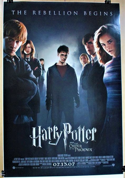 Order Of The Phoenix Movie Poster