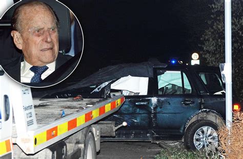 Shocking Photos Of Prince Philips Car Crash Horror
