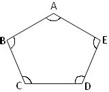 108 at each verticies or divide up into 36x3 or 36+72. Interior and Exterior of the Polygon | Interior & Exterior ...