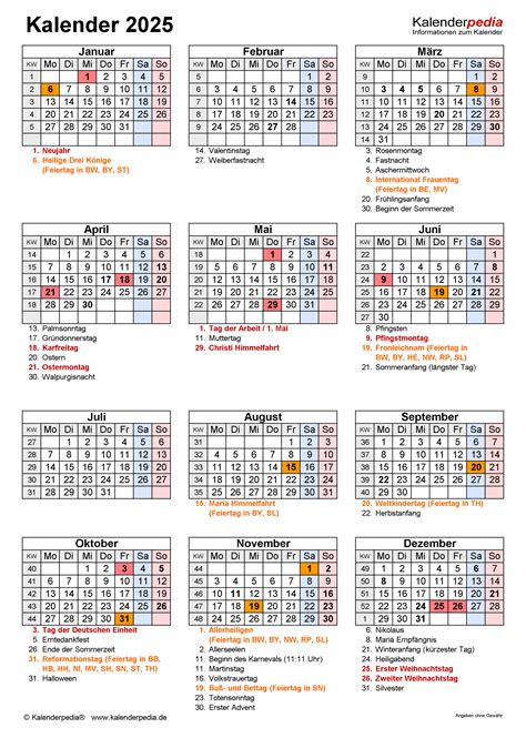 Kalender 2025 Nrw Ferien Feiertage Pdf Vorlagen Rezfoods Resep